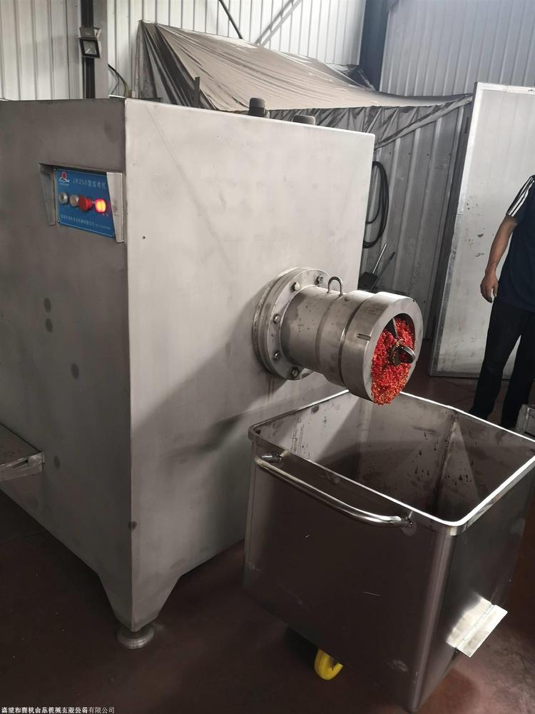 凍肉板凍肉絞肉機(jī)出來(lái)肉顆粒不發(fā)粘 凍肉塊凍肉絞肉機(jī) 大凍肉塊絞肉機(jī) 不銹鋼立式凍肉絞肉機(jī)