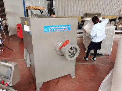 凍肉絞肉機(jī)絞牛羊肉 大型食品廠凍肉絞肉機(jī) 水餃